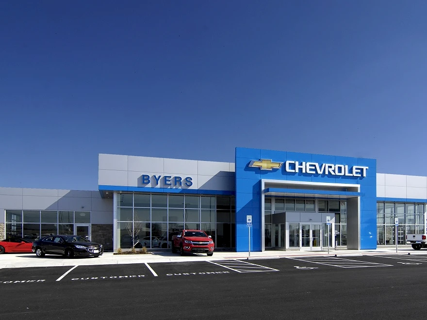 Byers Chevrolet auto dealership construction finished picture 1