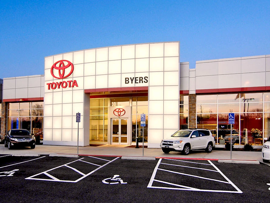 Byers Toyota auto dealership construction finished picture 1