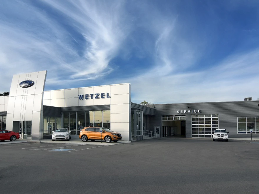 Wetzel Ford auto dealership construction finished picture 1